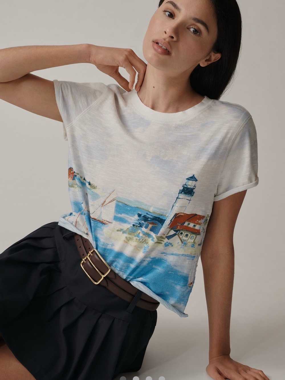 Maeve By Anthropologie - The “Caitlin” Boxy Tee - NWOT